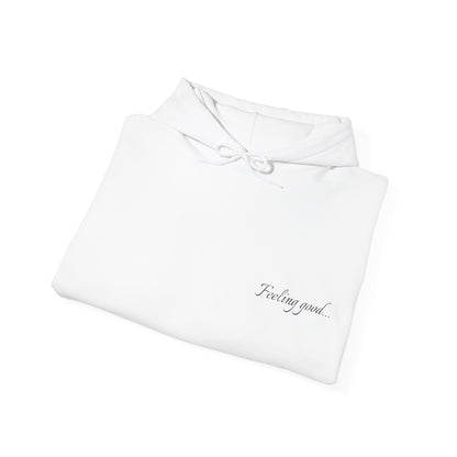 Camel Photo Hoodie - 'I adore you' Minimal Front Script, Desert Travel Vibe