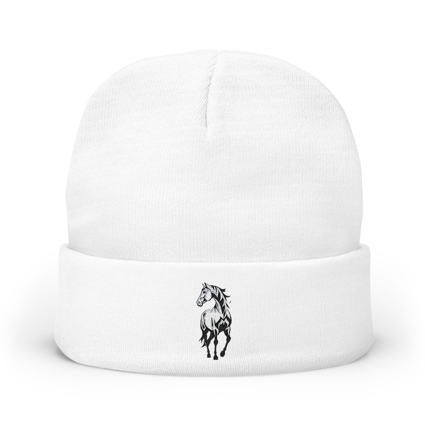 Embroidered Horse Winter Hat | Lightweight Winter Hat