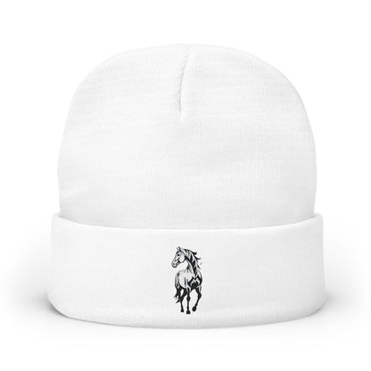 Embroidered Horse Winter Hat | Lightweight Winter Hat