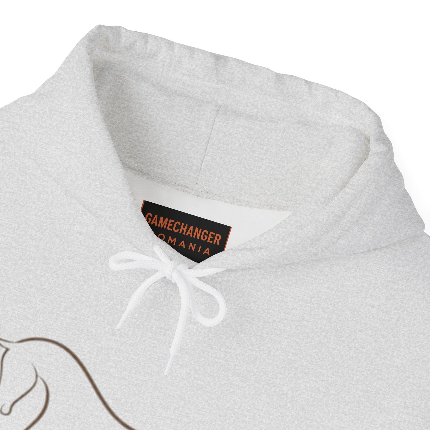 Horse Art Hoodie — Blindfolded Horses Graphic Pullover | Winter Drop