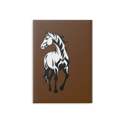 Horse Hardcover Notebook — Daily Journal with Elegant Stallion Art