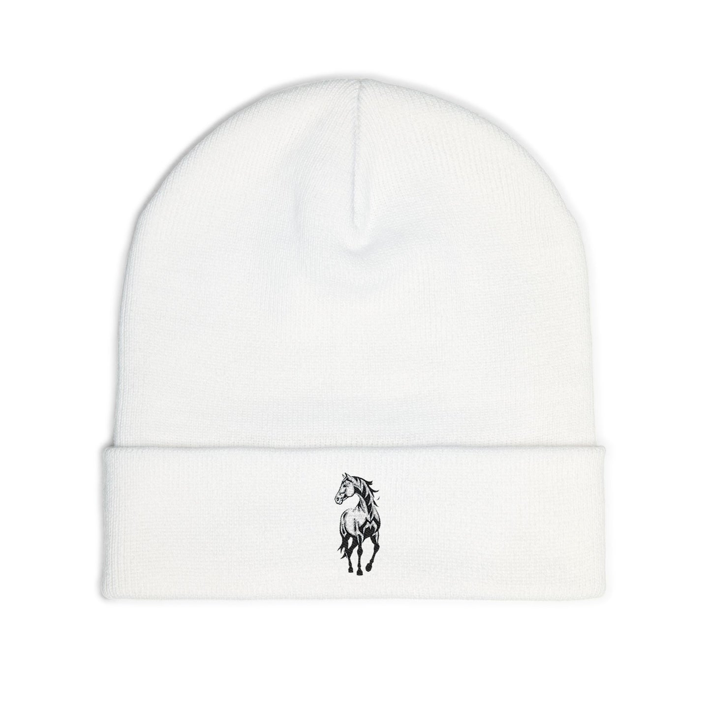 Embroidered Horse Winter Hat | Lightweight Winter Hat