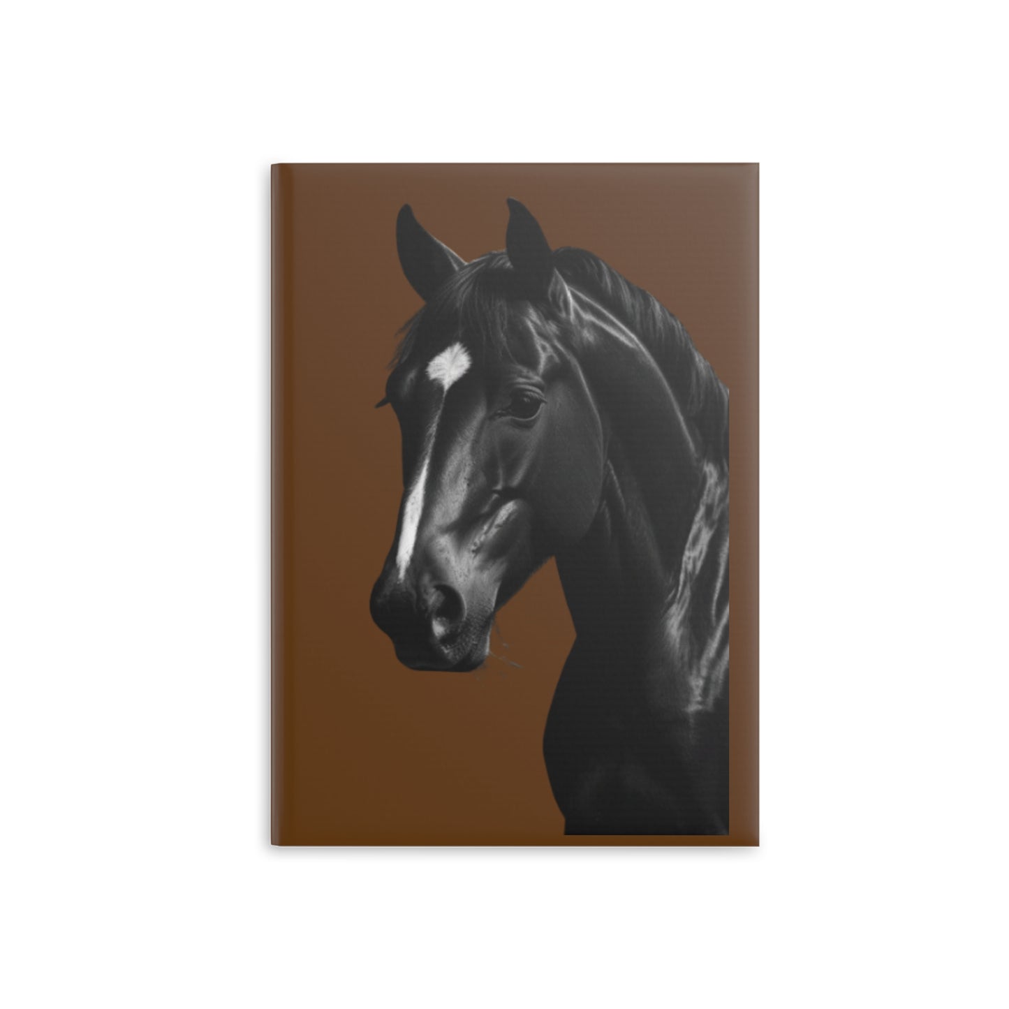 Horse Hardcover Notebook — Daily Journal with Elegant Stallion Art