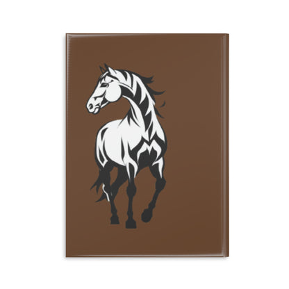 Horse Hardcover Notebook — Daily Journal with Elegant Stallion Art