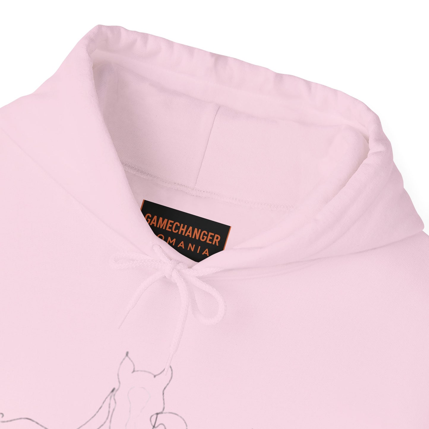 Horse Whisperer Hoodie - Minimal Line Art & Photo Back Print | Winter Drop