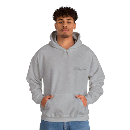 Camel Photo Hoodie - 'I adore you' Minimal Front Script, Desert Travel Vibe