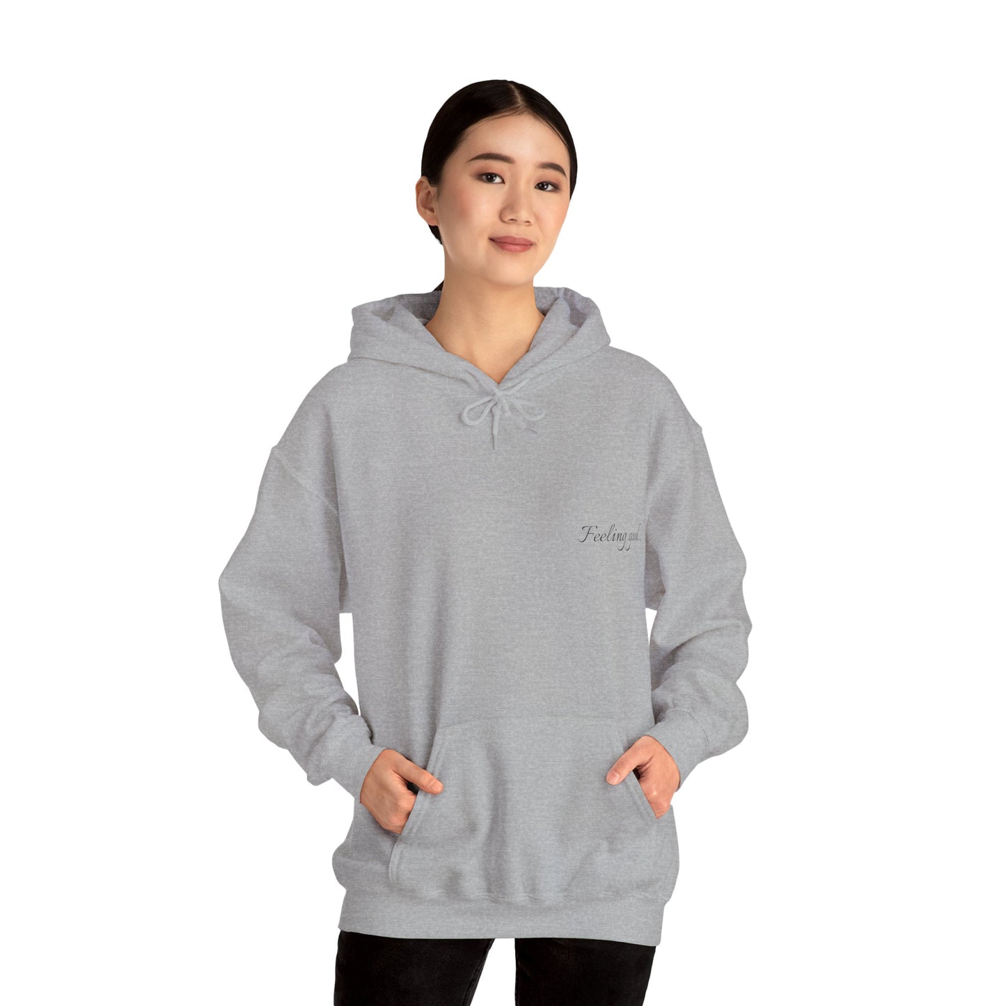 Camel Photo Hoodie - 'I adore you' Minimal Front Script, Desert Travel Vibe