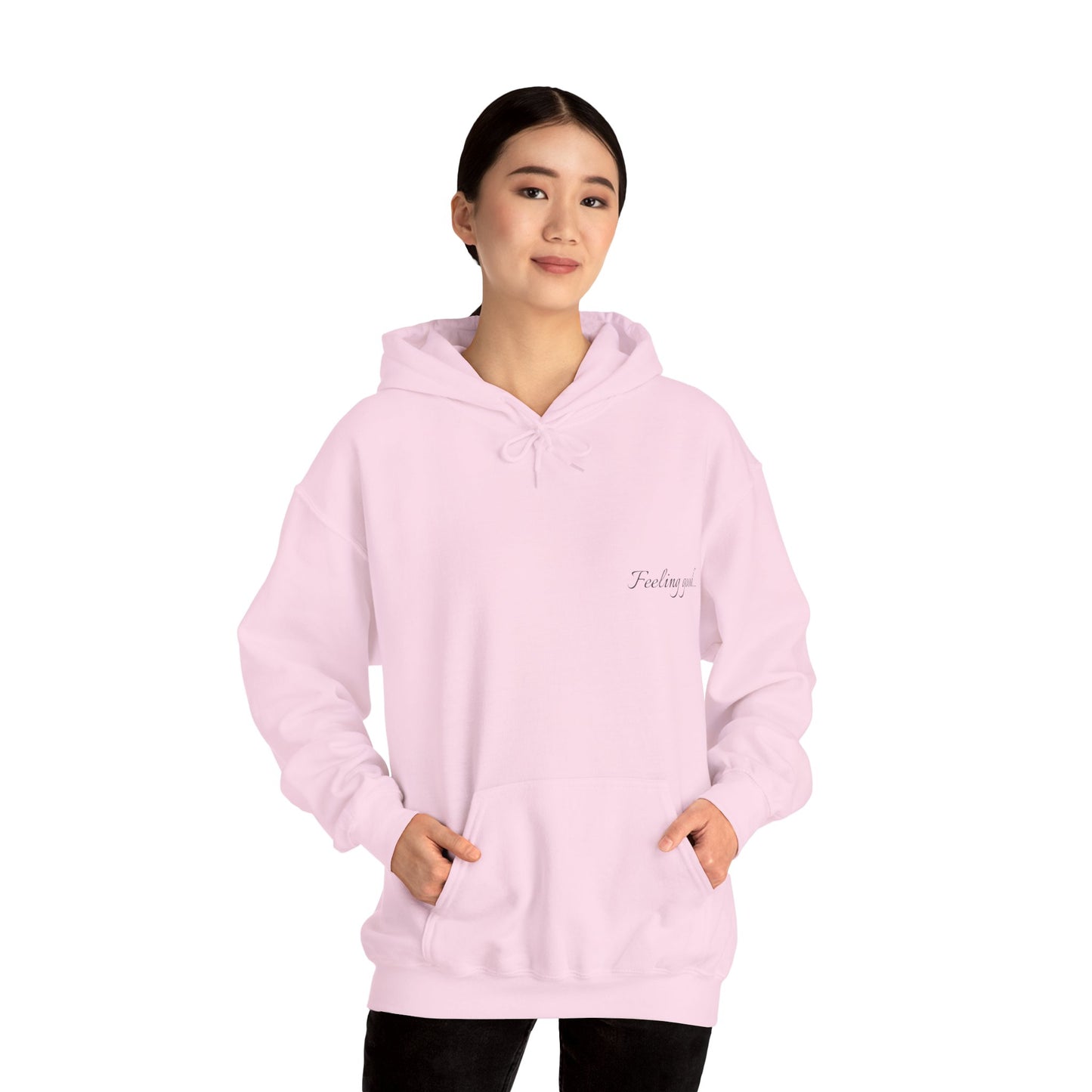 Camel Photo Hoodie - 'I adore you' Minimal Front Script, Desert Travel Vibe
