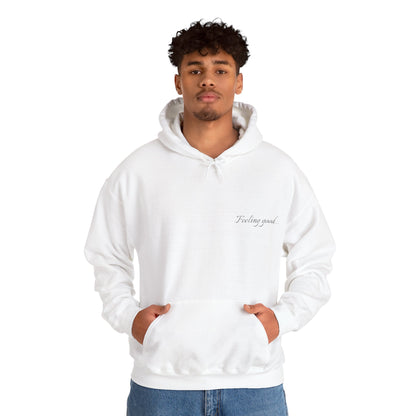 Camel Photo Hoodie - 'I adore you' Minimal Front Script, Desert Travel Vibe