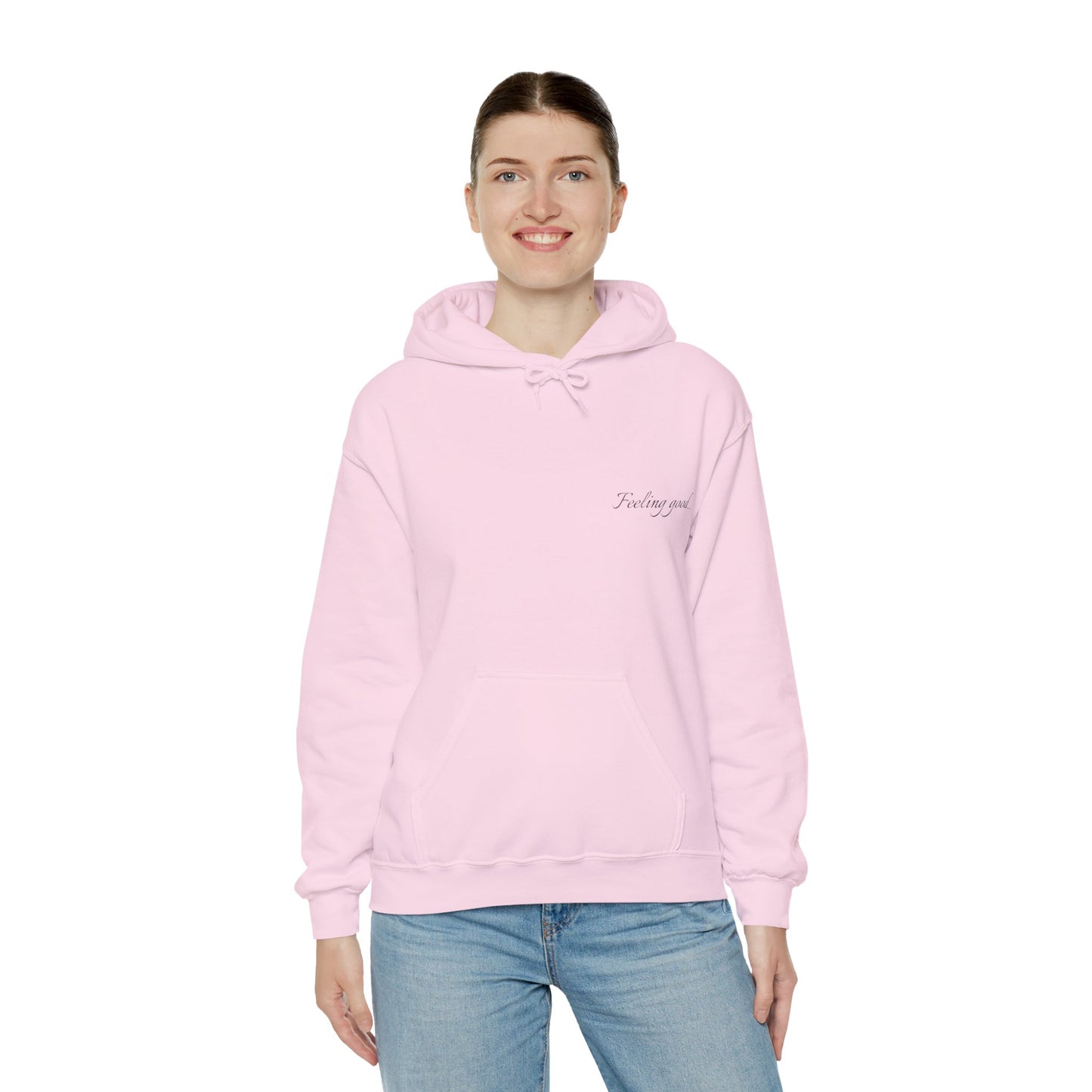 Camel Photo Hoodie - 'I adore you' Minimal Front Script, Desert Travel Vibe