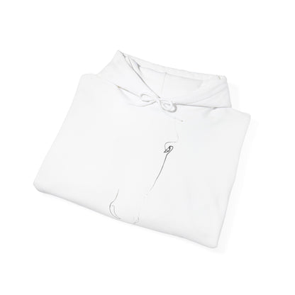 Horse Heads Hoodie - Minimal Black & White Equine Portrait Hoodie